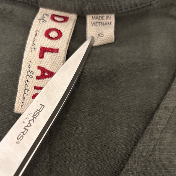 Dolan Olive and Black Midi Dress casual comfy lightweight everyday dress - Picture 4 of 11